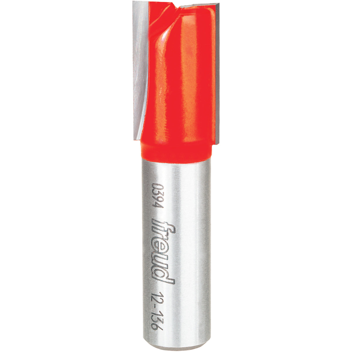 Freud Router Bit - Double Flute Straight Bit, 5/8" Dia., 1-1/2" H, 2-1/2" L, 1/2" Shank