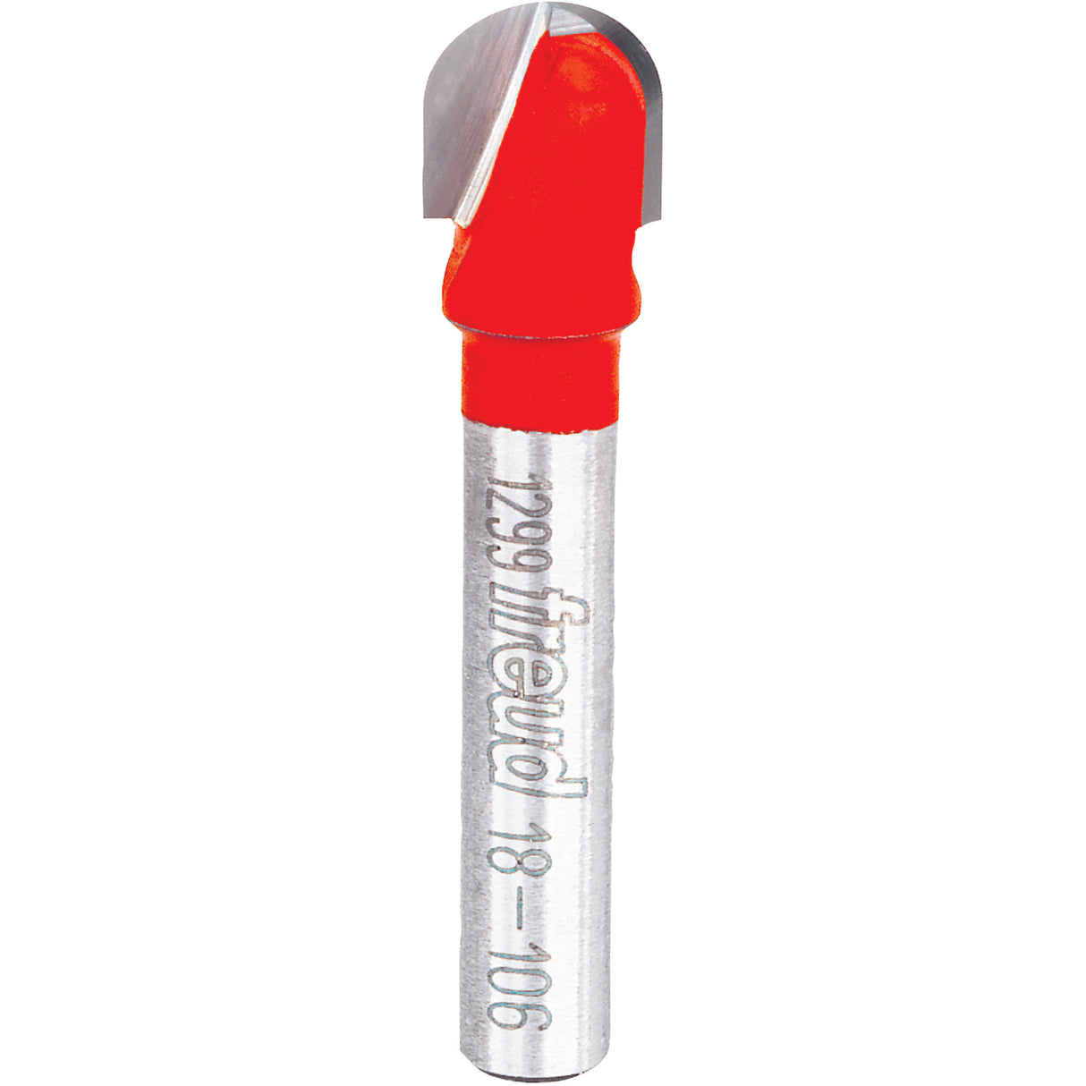 Freud Router Bit - Round Nose Bit, 3/8" Dia., 1/4" Shank