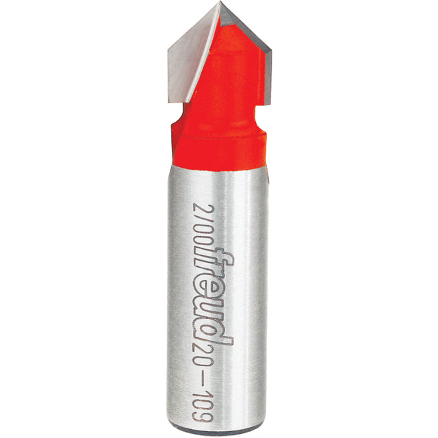 Freud Router Bit - V Grooving Bit, 1/2" Dia., 1/2" Shank