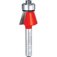 Freud Router Bit - Chamfer Bit, 23/32" Dia., 1/4" Shank