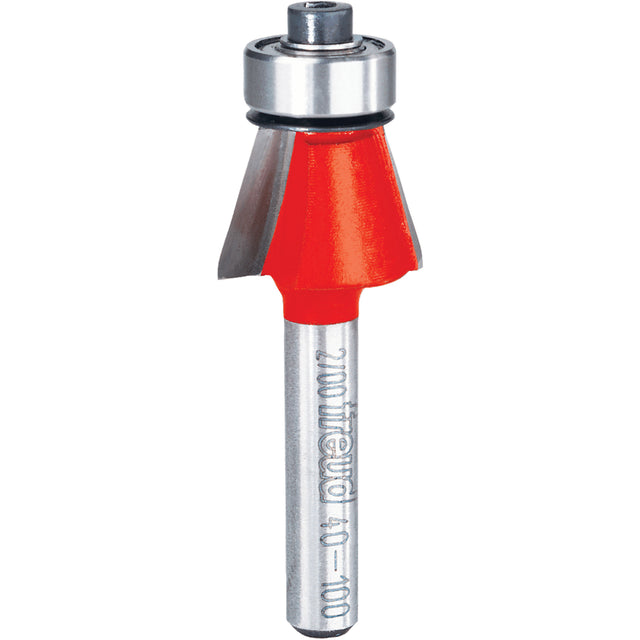 Freud Router Bit - Chamfer Bit, 23/32" Dia., 1/4" Shank