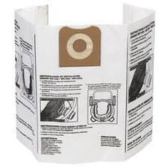 High-Efficiency Vacuum Dust Bags, 12 - 16 US gal.