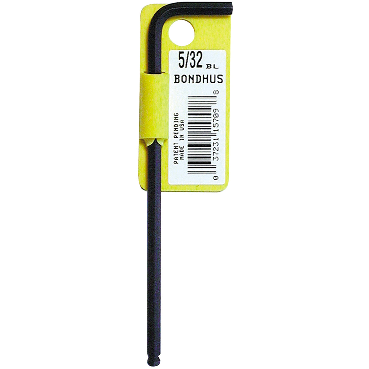 Balldrive Hex Key, Hex End, 4.1" L, L Shape