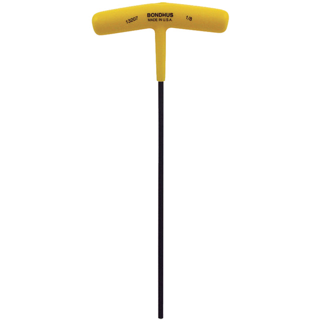 Individual Hex Keys - SAE, Hex End, 9/64" x 8.3" L, T Handle