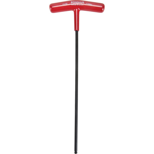Individual Hex Keys - Metric, Ball End, 4 mm x 8.7" L, T Handle