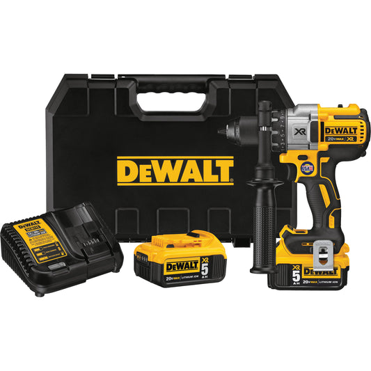 Max XR® Brushless 3-Speed Drill Driver Kit, Lithium-Ion, 20 V, 1/2" Chuck, 820 UWO Torque