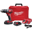 M18™ Cordless Compact Hammer Drill/Driver Kit, 1/2" Chuck, 18 V
