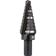 #3 Step Drill Bit, 1/4" - 3/4" , 1/16" Increments, High Speed Steel