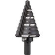 #5 Step Drill Bit, 1/4" - 1-3/8" , 1/8" Increments, High Speed Steel