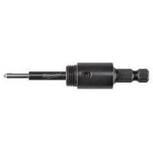 Retractable Hole Saw Arbor, 1-1/4" and Larger, 3/8" Shank