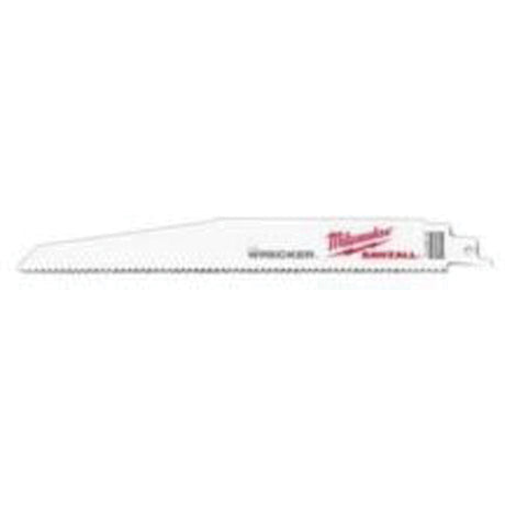 The Wrecker™ Multi-Material Sawzall® Blade, Bi-Metal, 7-11 TPI, 9" L x 1" W