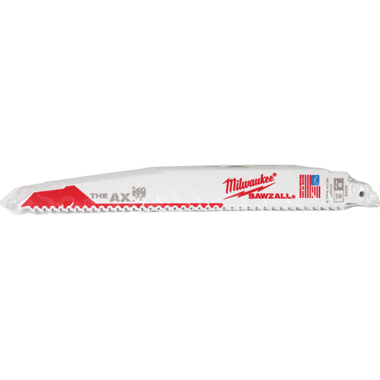 The Ax™ Sawzall® Blade, Bi-Metal, 5 TPI, 9" L x 1" W