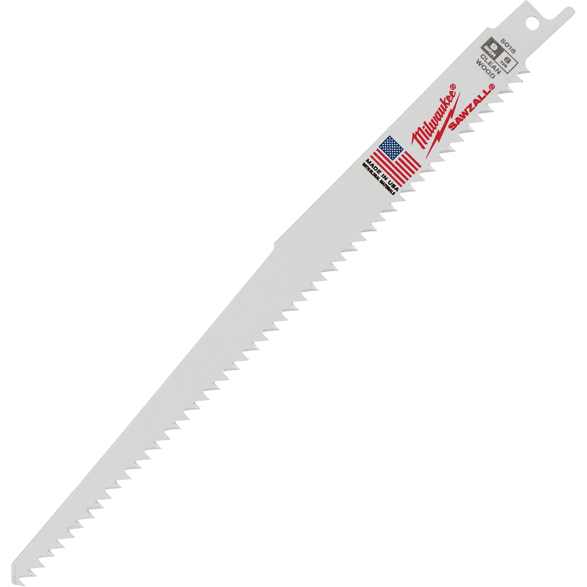 Fleam Ground Sawzall® Blade, Bi-Metal, 6 TPI, 9" L x 3/4" W