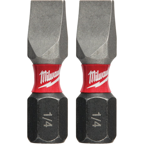 Shockwave™ Insert Bits, Slot, #10/1/4", 1/4" Drive