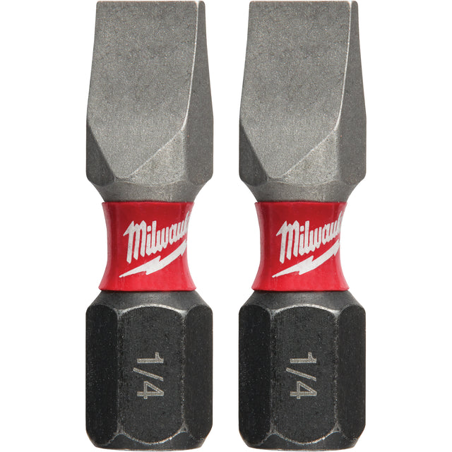 Shockwave™ Insert Bits, Slot, #10/1/4", 1/4" Drive