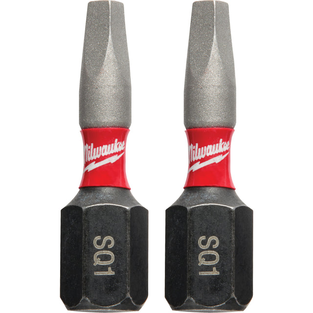 Shockwave™ Insert Bits, Square, #1, 1/4" Drive
