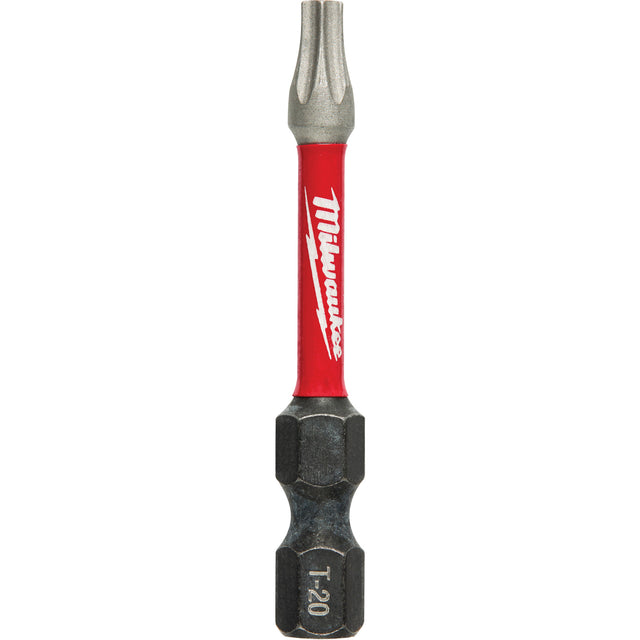 Shockwave™ Impact Power Bit, Torx, T-20 Tip, 1/4" Drive Size, 2" Length