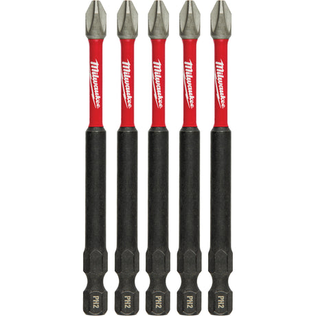 Shockwave™ Impact Power Bits, Phillips, #2 Tip, 1/4" Drive Size, 3-1/2" Length