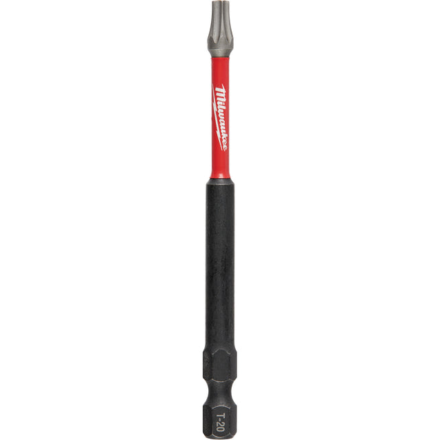 Shockwave™ Impact Power Bit, Torx, T-20 Tip, 1/4" Drive Size, 3-1/2" Length