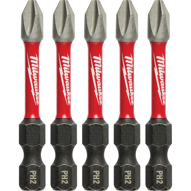 Shockwave™ Impact Power Bit, Phillips, #2 Tip, 1/4" Drive Size, 2" Length