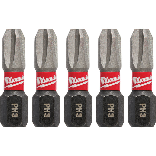 Shockwave™ Impact Insert Bits, Phillips, #3, 1/4" Drive
