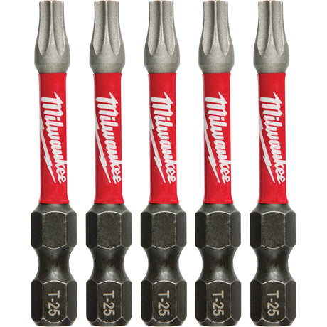 Shockwave™ Impact Power Bit, Torx, T-25 Tip, 1/4" Drive Size, 2" Length