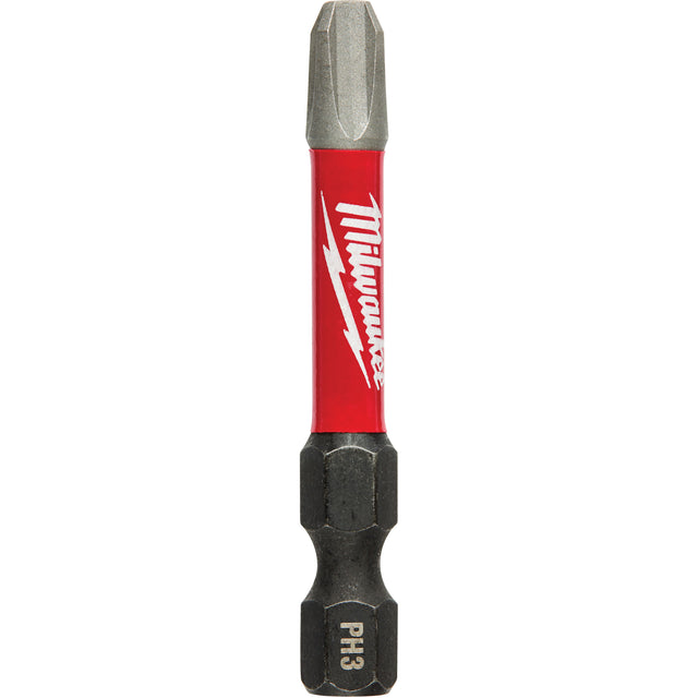 Shockwave™ Impact Power Bit, Phillips, #3 Tip, 1/4" Drive Size, 2" Length
