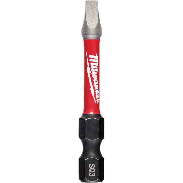 Shockwave™ Impact Duty™ Power Bit, Square, #3 Tip, 2" Length