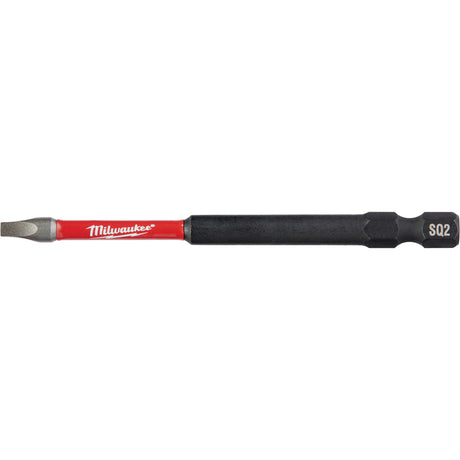 Shockwave™ Impact Power Bit, Square, #2 Tip, 1/4" Drive Size, 3-1/2" Length