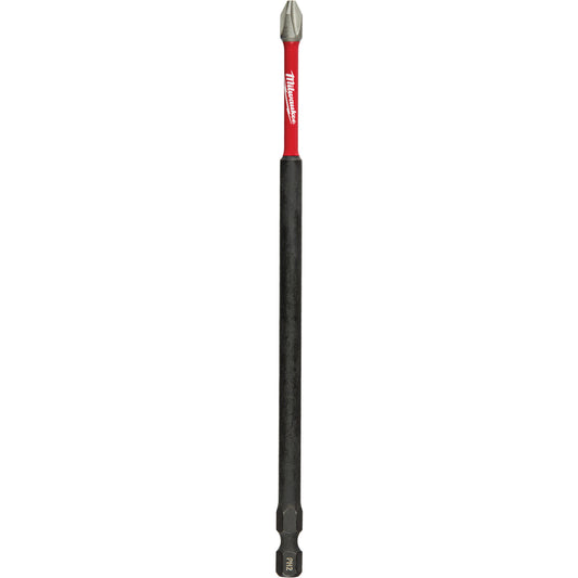 Shockwave™ Phillips Power Insert Bit, Phillips, #2 Tip, 1/4" Drive Size, 6" Length