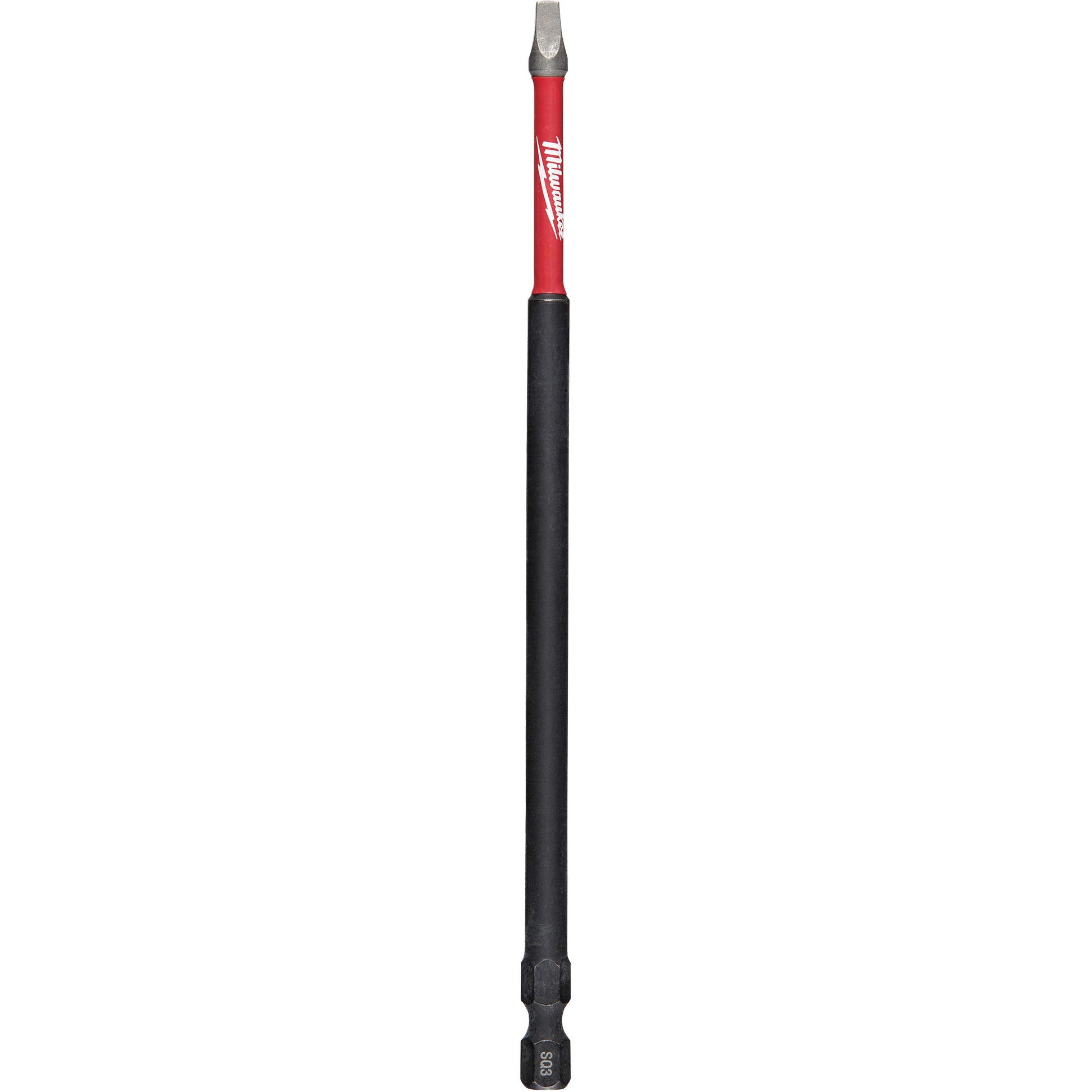 Shockwave™ Power Insert Bit, Square, #3 Tip, 1/4" Drive Size, 6" Length