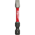 Shockwave™ Impact Power Bit, Slot, 1/4"/#10 Tip, 1/4" Drive Size, 2" Length