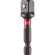 Shockwave™ Impact Driver Socket Adapters, 1/4" Drive Size, 3/8" Male Size, Ball, 1-7/8" L