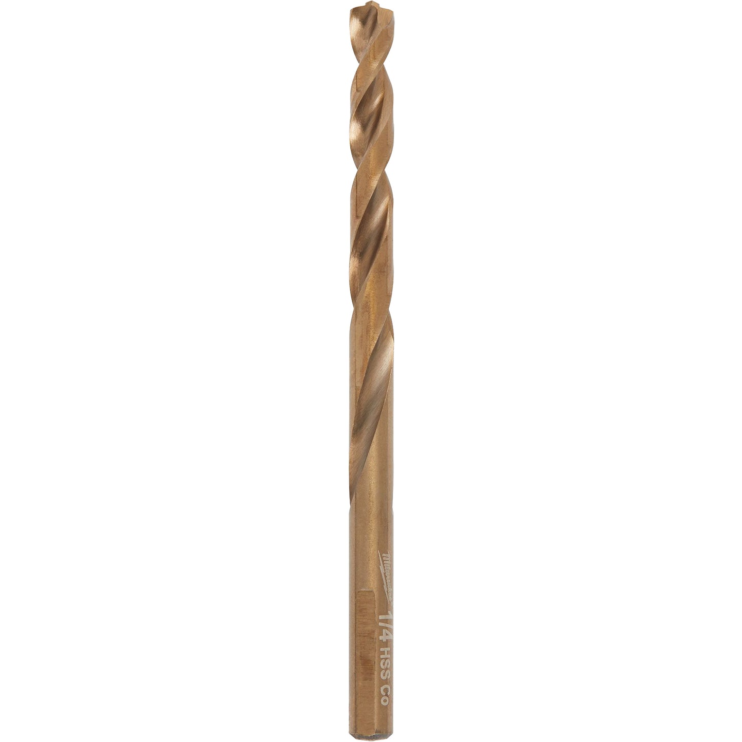 Red Helix™ Jobber Drill Bit, High Speed Steel, 1/4", 4" L, 3-3/4" Flute, 135° Point Angle