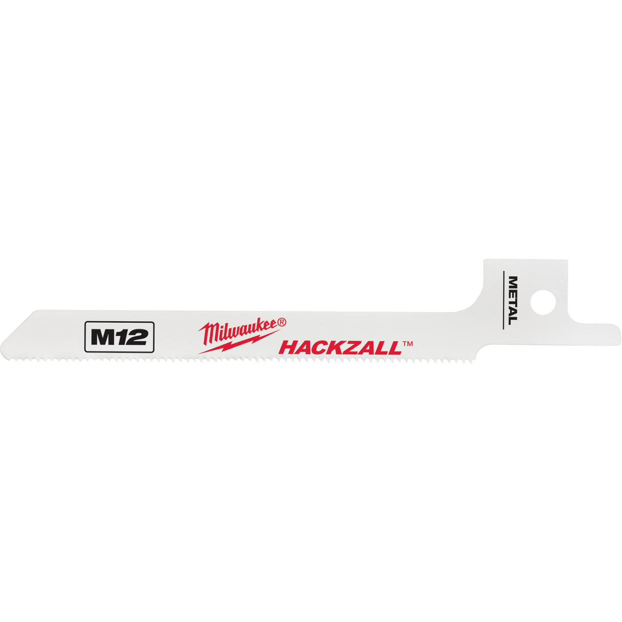 M12™ Hackzall™ Blade-Wood Scroll, Bi-Metal, 12 TPI, 3-1/2" L x 5/16" W
