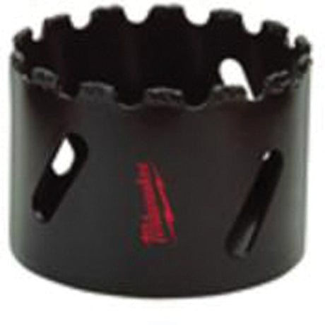 Grit Edge Hole Saw, 1-3/4", 1-9/16" Depth of Cut, Carbide