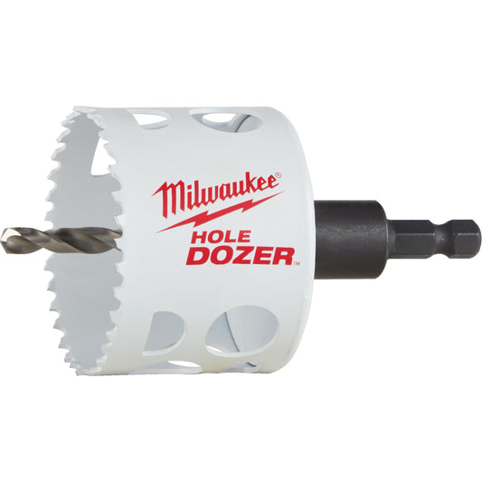 Hole Dozer™ Hole Saw with Arbor, 2-1/2", 1-5/8" Depth of Cut, Bi-Metal