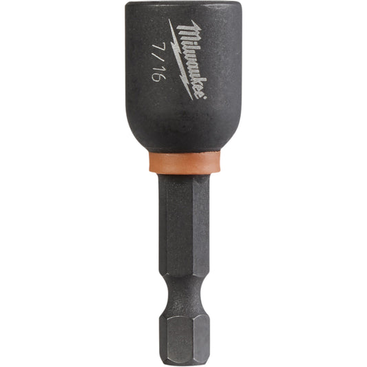 Shockwave™ Impact Duty™ Nutsetter, 1/4" Tip, 7/16" Drive, 1-7/8" L, Magnetic