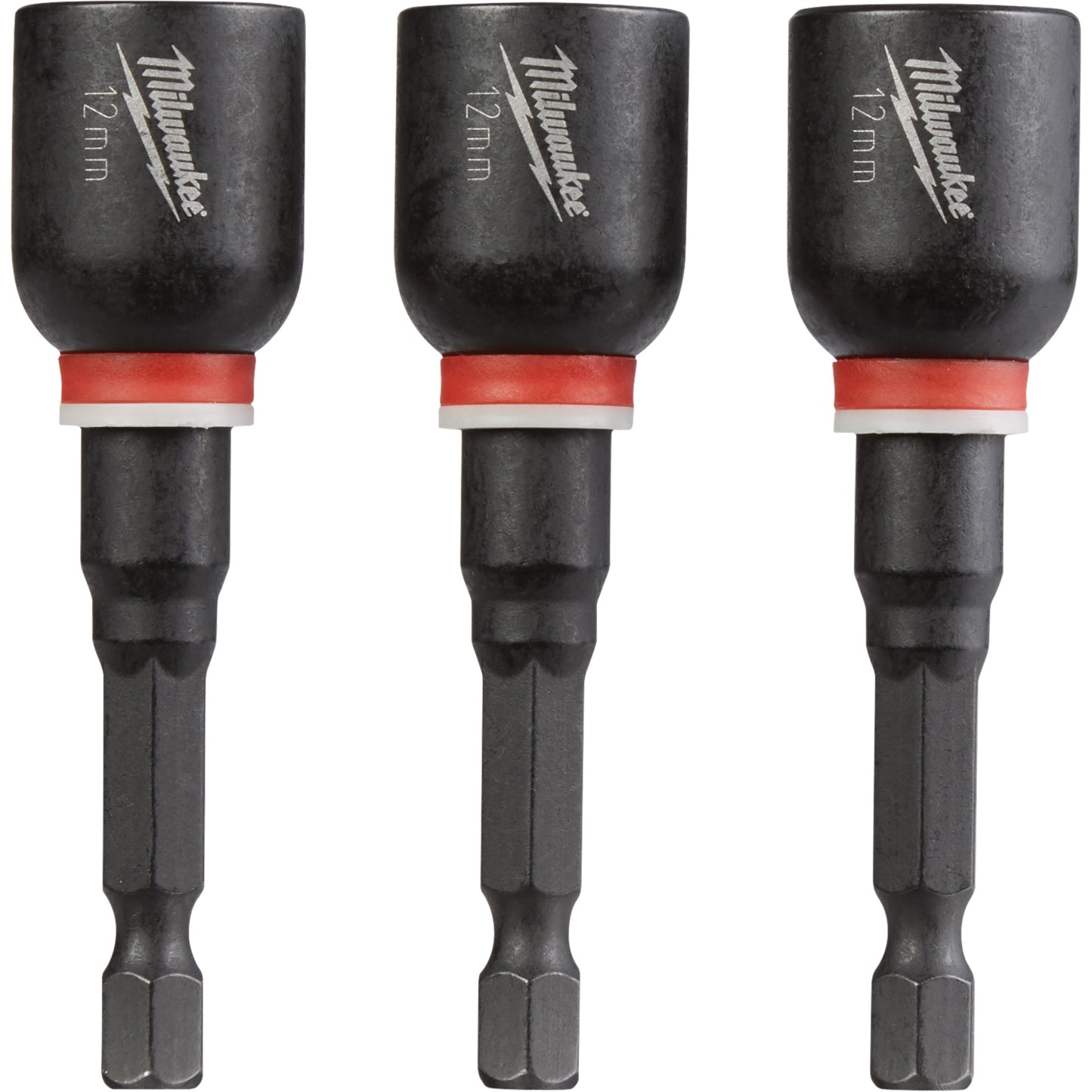Shockwave™ Impact Duty™ Nut Driver, 1/4" Tip, 12 mm Drive, 2-9/16" L, Magnetic