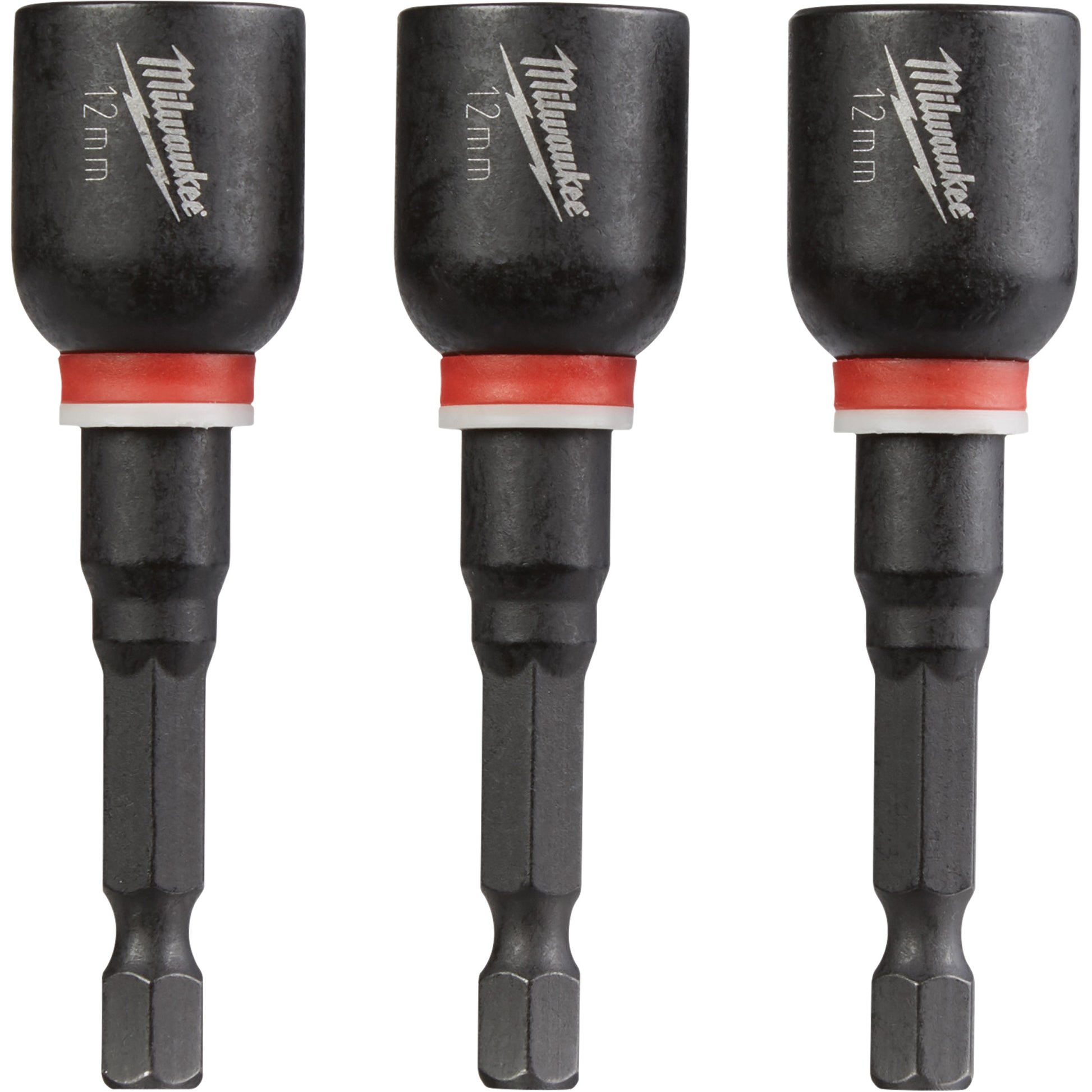 Shockwave™ Impact Duty™ Nut Driver, 1/4" Tip, 12 mm Drive, 2-9/16" L, Magnetic