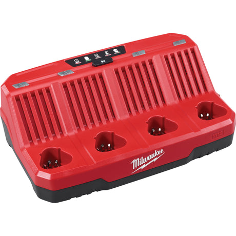 M12™ Four Bay Sequential Charger, 12 V, Lithium-Ion