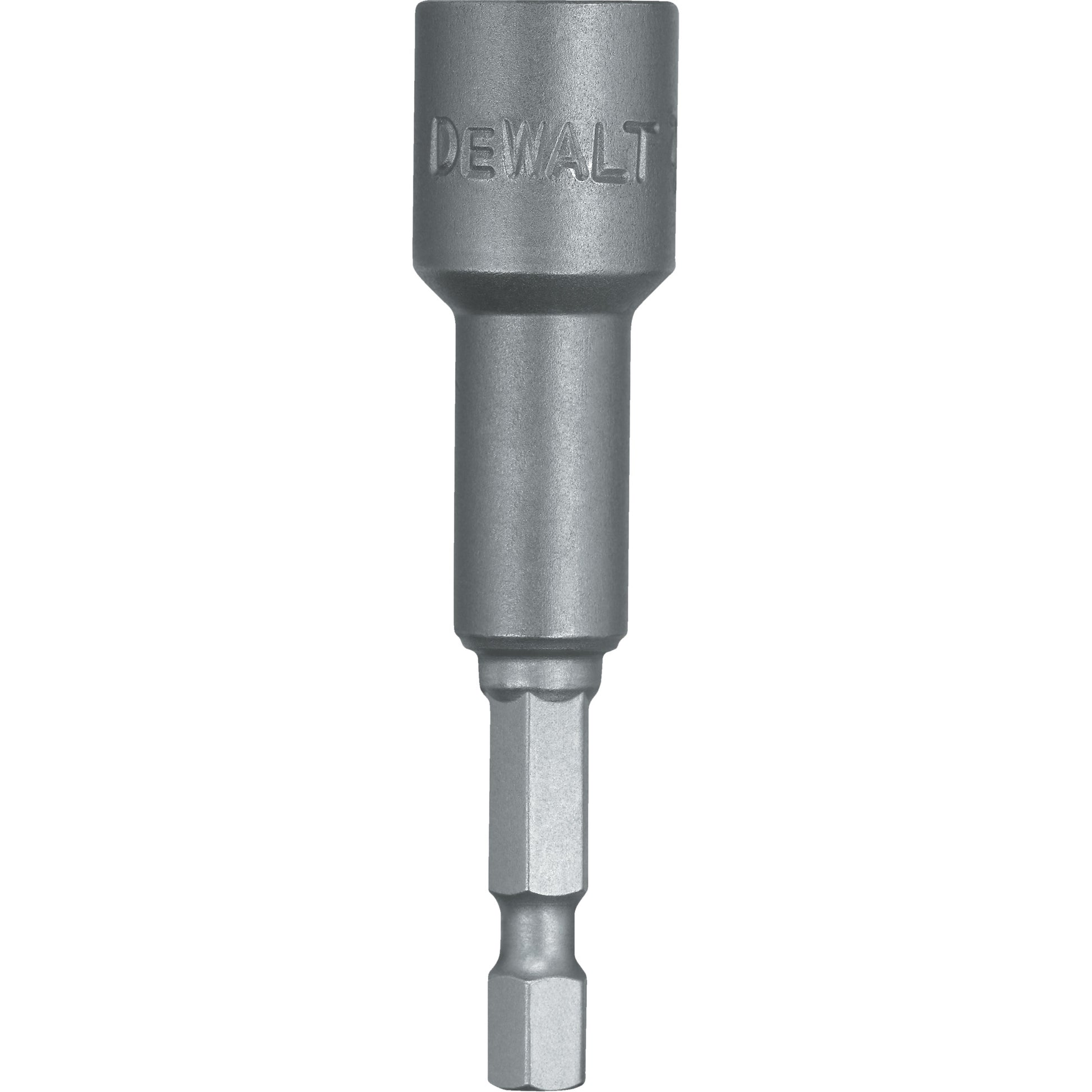 Nutdriver, 7/16" Tip, 1/4" Drive, 1-7/8" L, Magnetic