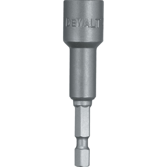 Nutdriver, 7/16" Tip, 1/4" Drive, 1-7/8" L, Magnetic