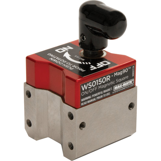 Mag90™ On/Off Magnetic Squares, 1-1/2" L x 1-1/2" W x 2-3/4" H, 150 lbs.