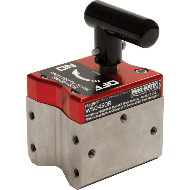 Mag90™ On/Off Magnetic Squares, 3" L x 2-1/2" W x 4-5/8" H, 450 lbs.