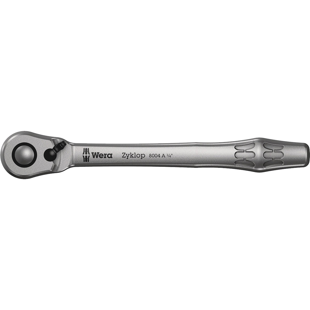 Zyklop Metal 1/4 Metal Ratchet with switch lever, 1/4" Drive, Plain Handle