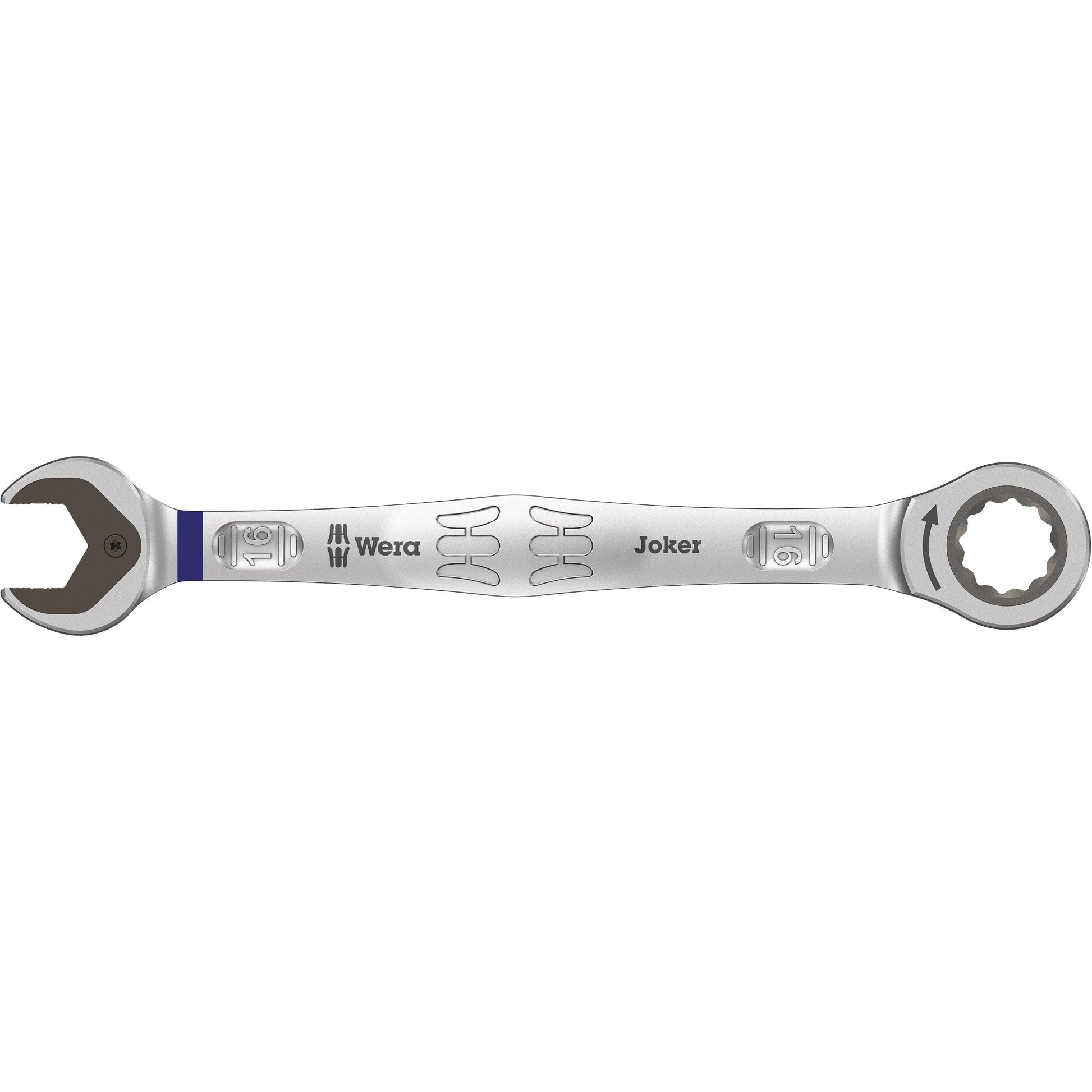 Joker Combination Wrench 16 mm, 12 Point, 16 mm, Chrome Finish