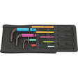 Hex Plus Key Set in a Pouch, 9 Pcs., Imperial