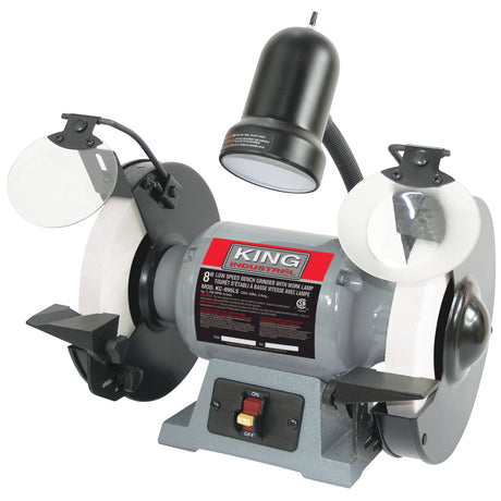 Bench Grinder, 8" Wheel Diameter, 1/2 HP, 1750 RPM