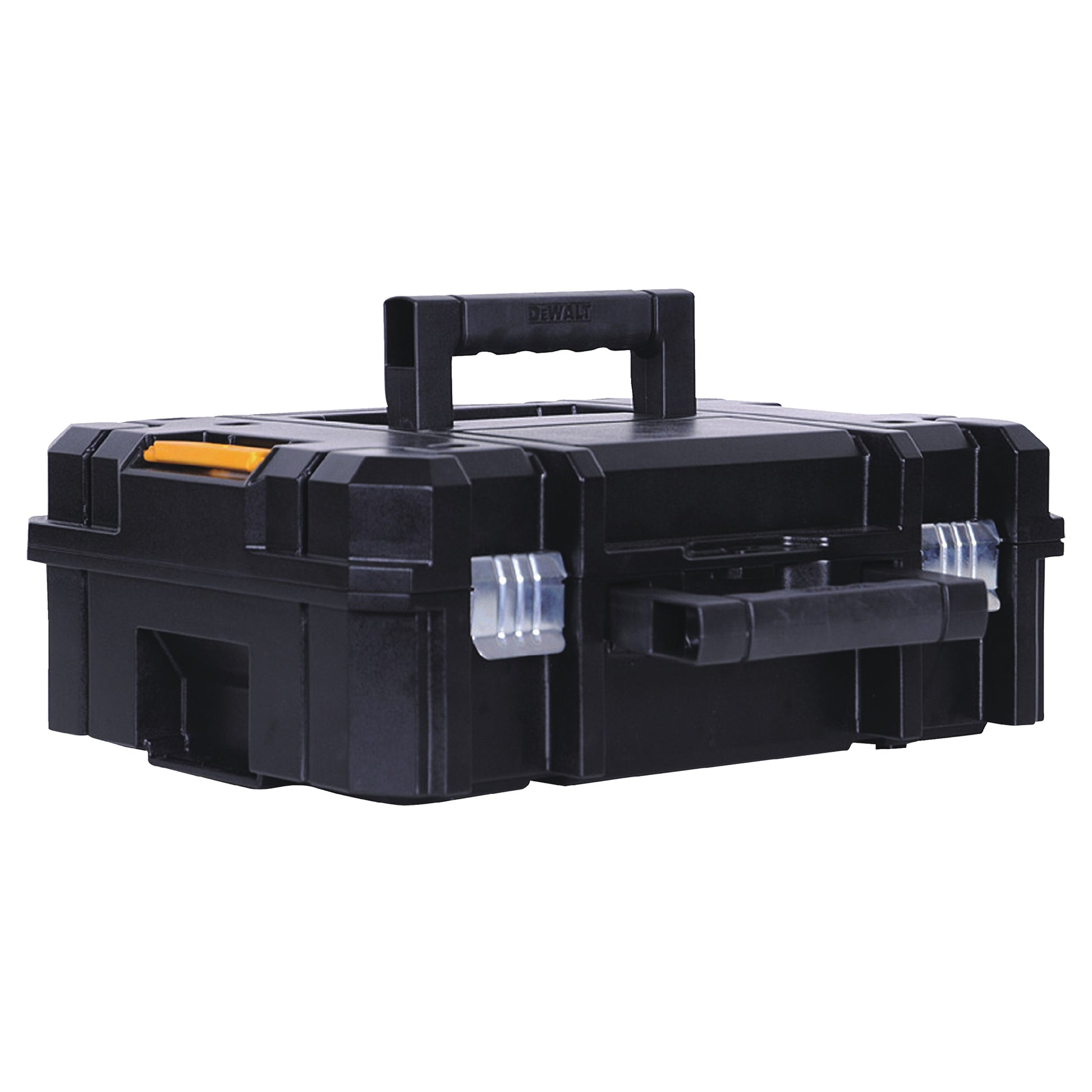 TSTAK® II Tool Box with Flat Top, 17-1/4" x 13" x 6-3/8", Black